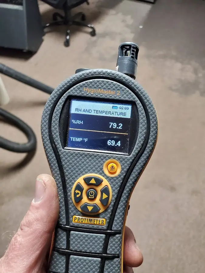 Moisture meter humidity assessment for Mold Remediation & Removal in Colchester